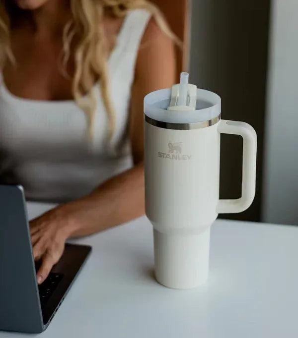 Stanley Tumbler – 1200 ML  Stanley Tumbler with Lid and Straw, Leakproof Double Insulated Mug (1200ml / 1 Pc )