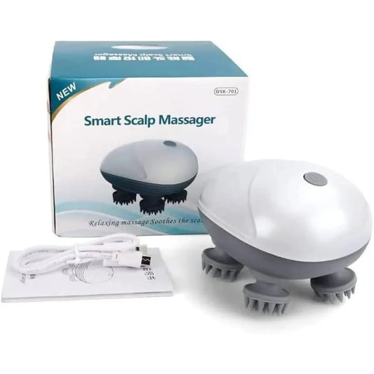 Smart Scalp Massager –Electric4 Heads Scalp Massager, Relax. Recharge. Regrow