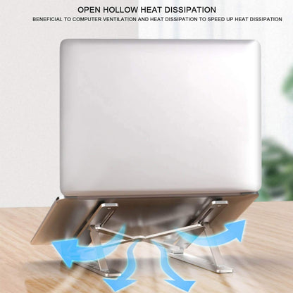 Aluminum Laptop Tablet Stand Fold-Up Adjustable, Ventilated, Portable Holder– Strong. Adjustable. Ergonomic.