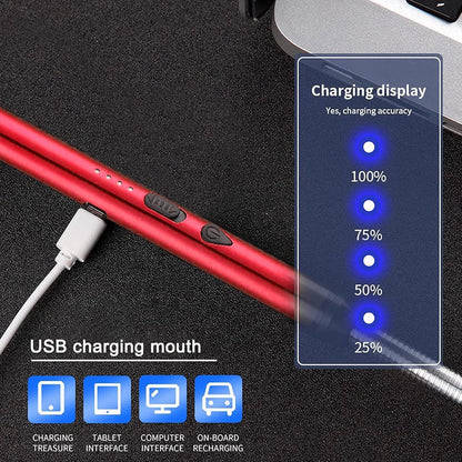 Rechargeable Electric Lighter – USB Arc Lighter for Candles, Gas, Kitchen Use | Windproof, Flameless, 360° Flexible Neck | Eco-Friendly & Multi-Purpose