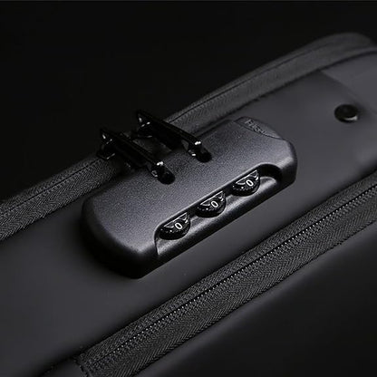 Travel Anti-Theft Crossbody Bag – USB Charging Sport Sling With Password Lock For Men And Women