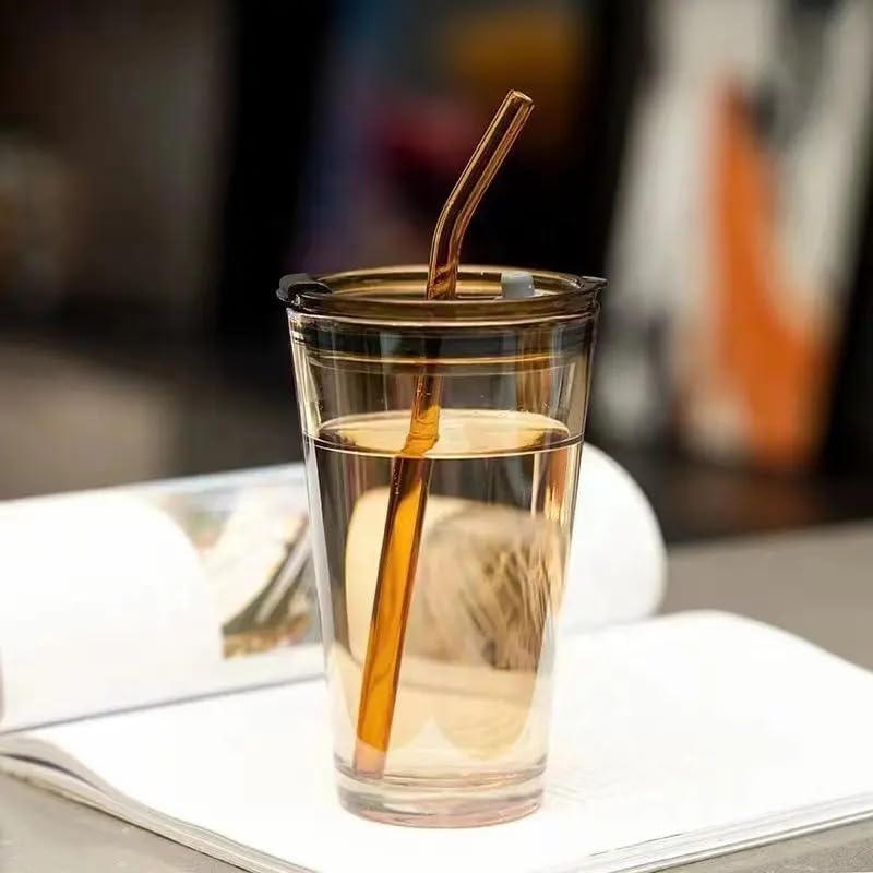 Premium Coffee & Water Glass – Stylish, Leak-Proof & Reusable!