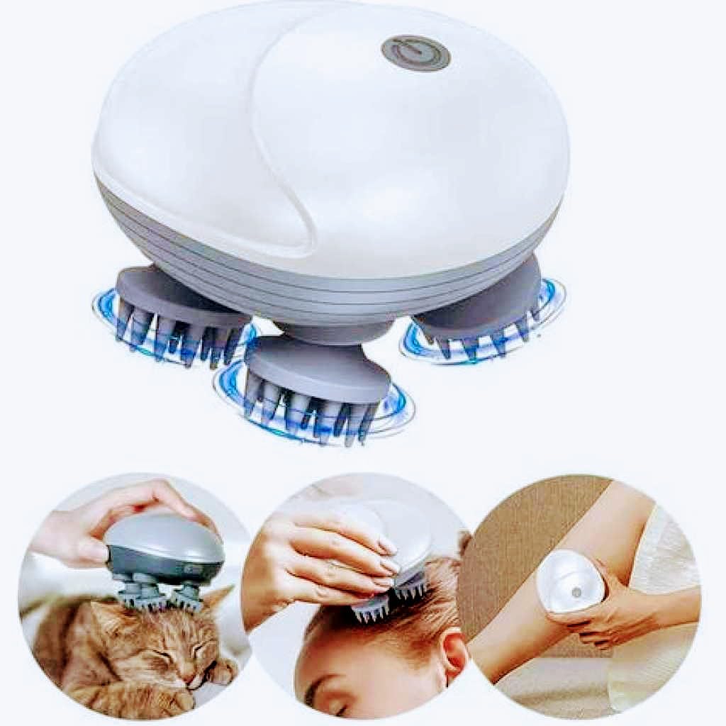 Smart Scalp Massager –Electric4 Heads Scalp Massager, Relax. Recharge. Regrow