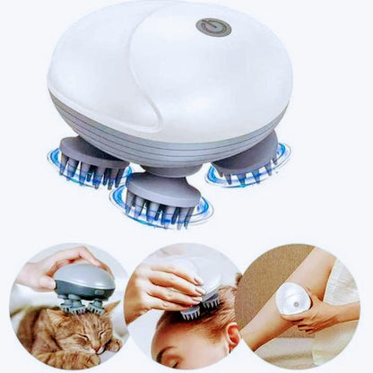 Smart Scalp Massager –Electric4 Heads Scalp Massager, Relax. Recharge. Regrow