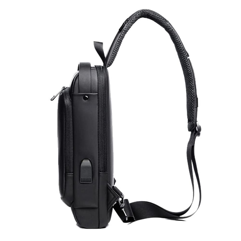 Travel Anti-Theft Crossbody Bag – USB Charging Sport Sling With Password Lock For Men And Women