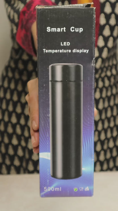 Smart Temperature Water Bottle –Smart Flask 500ml with LED Temperature Display | Sip Smart, Stay Hydrated!